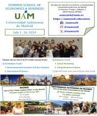 【Short-Term Program】UAM 2024 Summer School-Economics and Business + Tourism