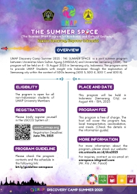 【Short-Term Program】UMAP Discovery Camp Summer 2025 - Semarang city, Indonesia