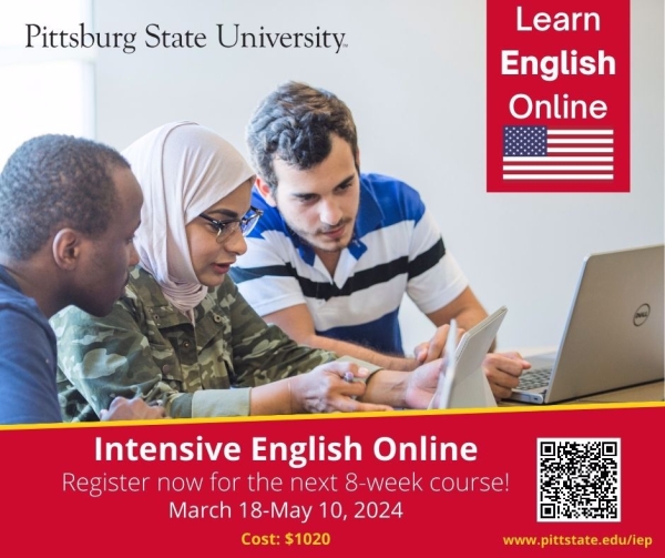 【短期課程】美國匹茲堡州立大（PSU）Online Intensive English Course