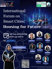 【轉知】馬來西亞拉曼大學線上研討會 International Forum on Smart Cities: Housing for Future